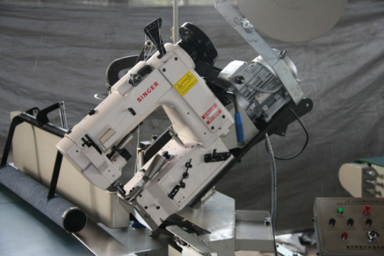 How to trouble shoot the problem of singer 300U sewing head on mattress tape edge machine
